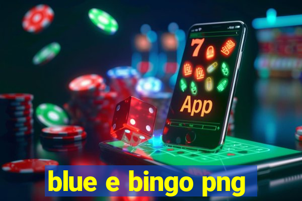 blue e bingo png